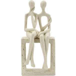 STATUETTA COPPIA STONS CM 11,5X9X25