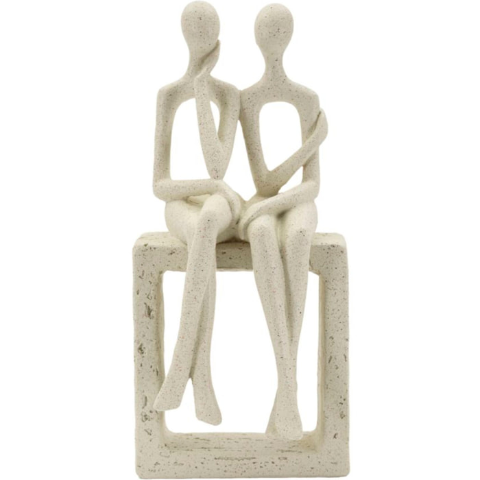 STATUETTA COPPIA STONS CM 11,5X9X25