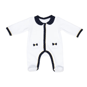 Pyjama bébé à manches longues en velours