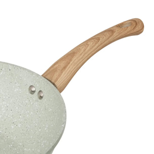Wok 28cm en aluminium forgé