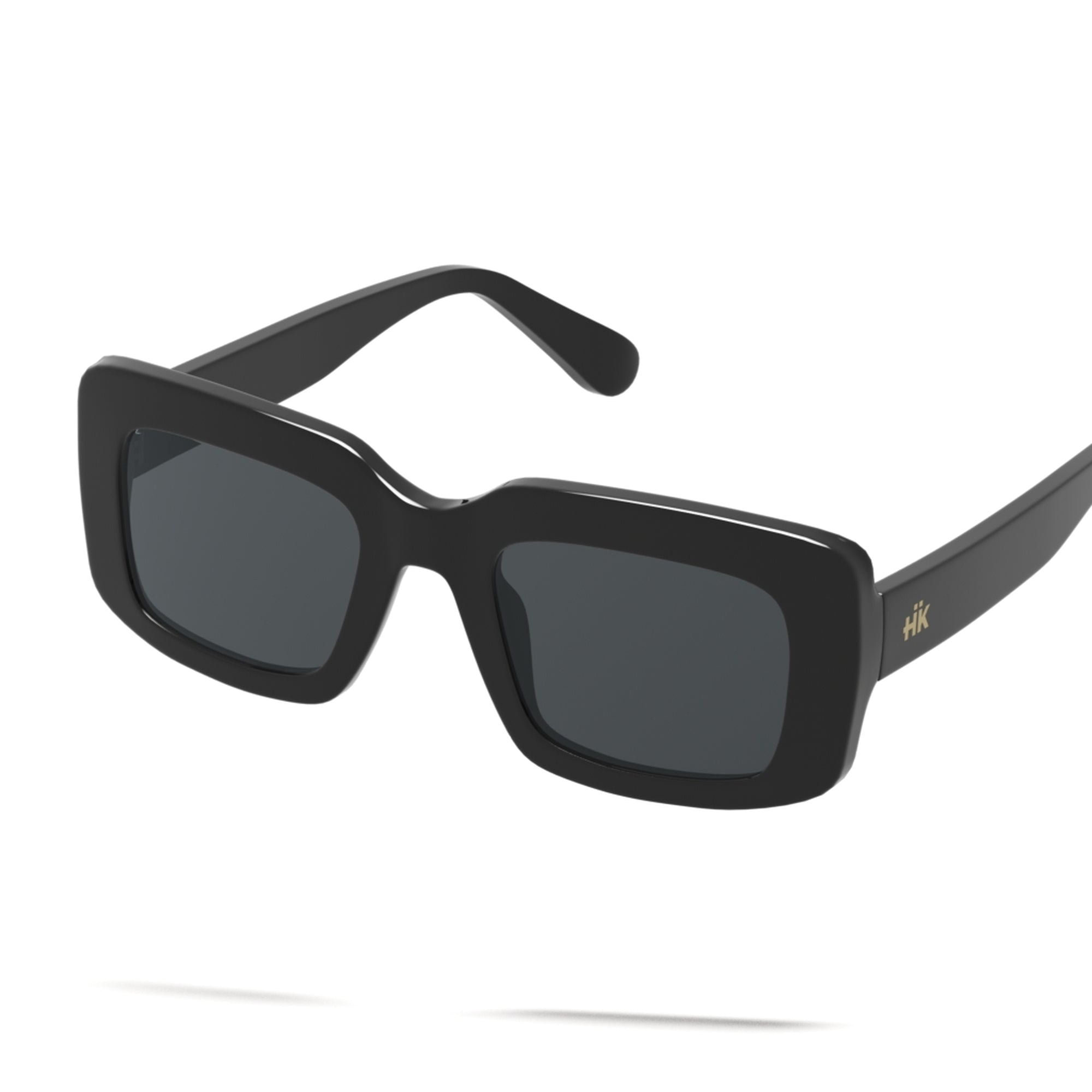 Gafas de Sol Santorini Negro Hanukeii para hombre y mujer