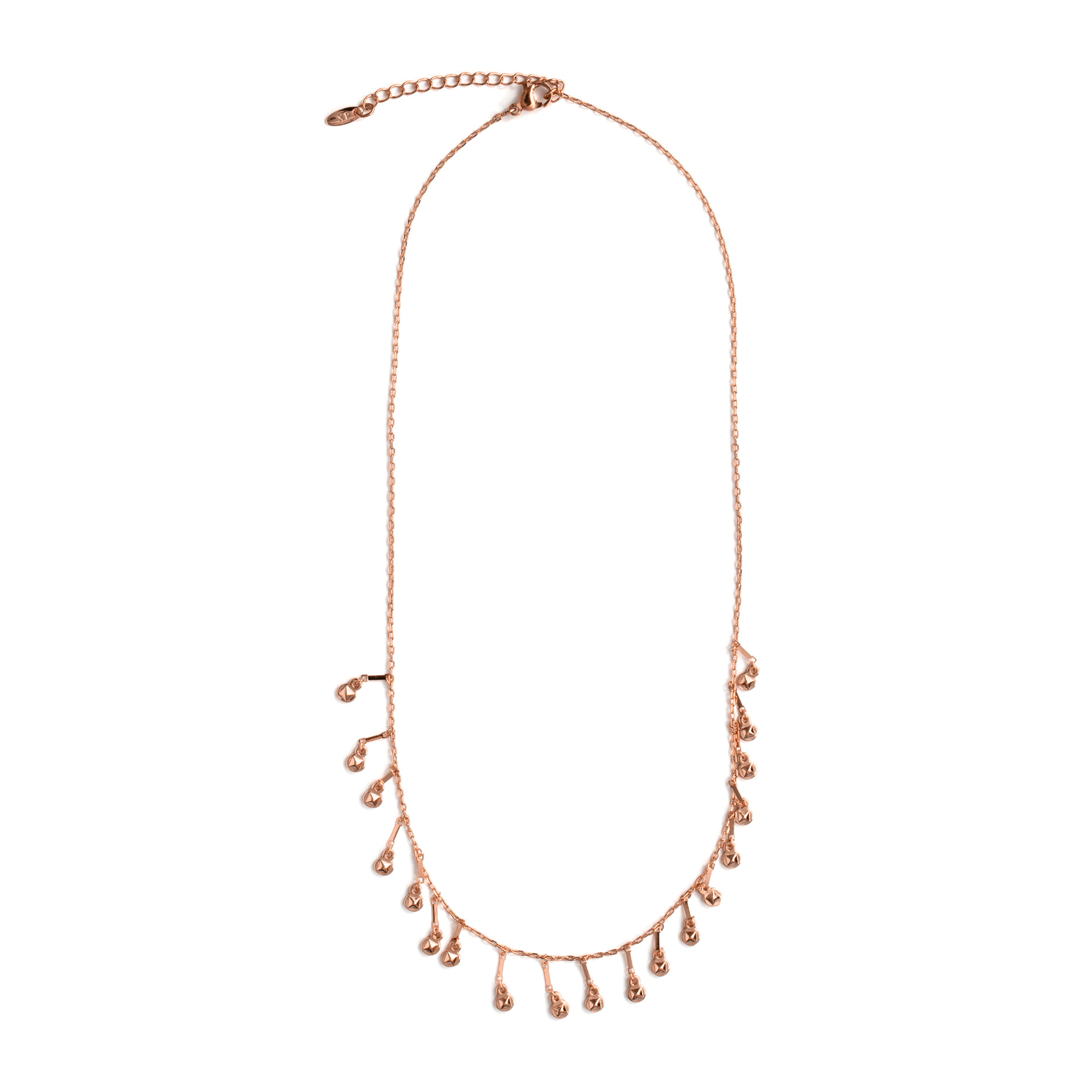 Collar Yaferth acabado oro rosa 18k