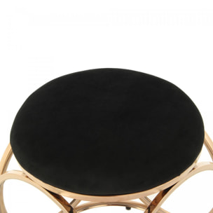 Tabouret DOTO Fait à la main en Coton