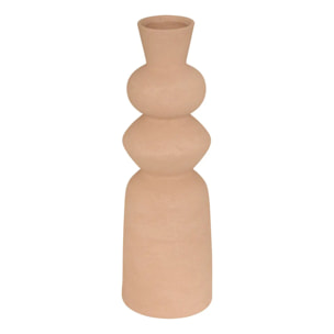 Vase Totem Ezia 15x15x48cm Marron Tonka