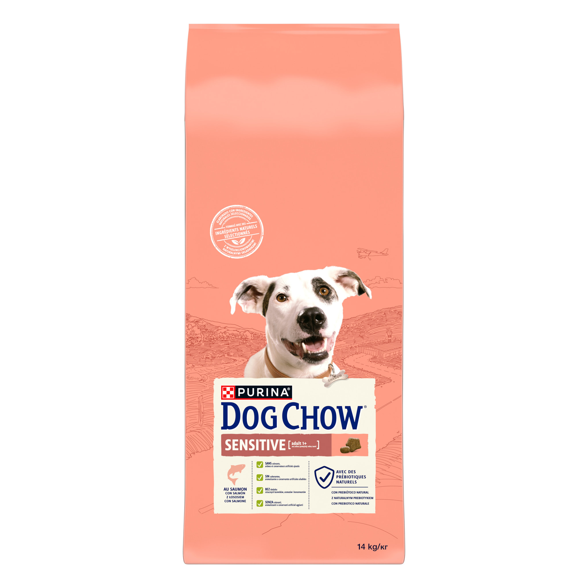 DOG CHOW Chien Sensitive Saumon 14KG