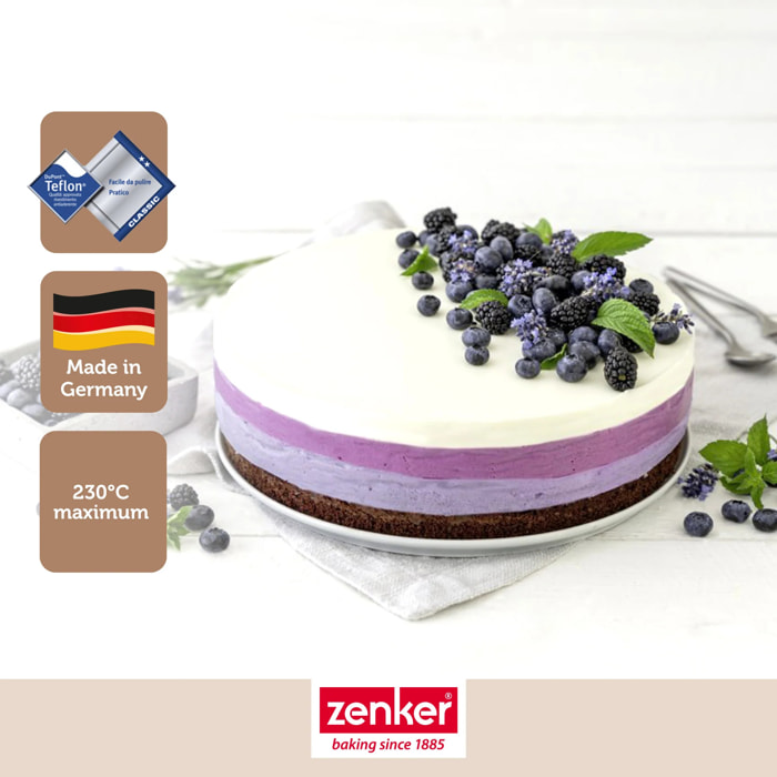 Ensemble de 2 Moules à manqué à charnière en acier Zenker Energy