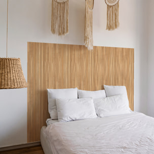 Rouleau revêtement adhésif vinyle au mètre - Sticker mural tête de lit - BOIS SCANDINAVE