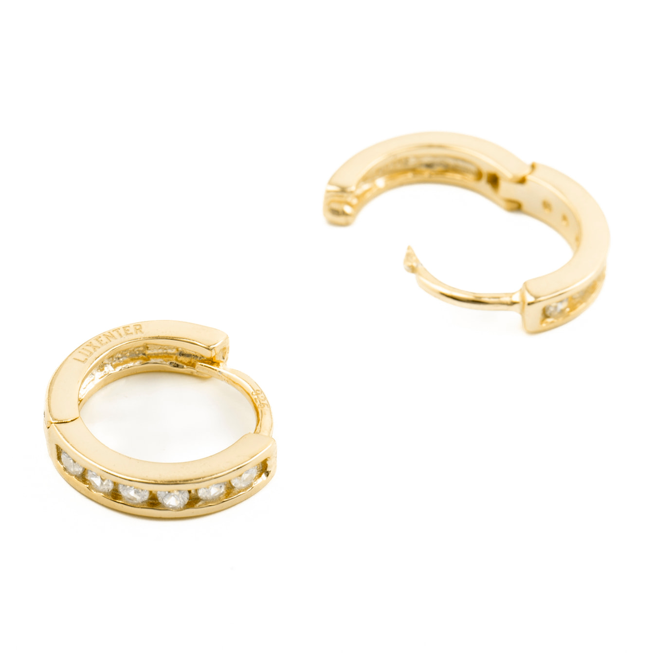 Pendientes Essential acabado oro amarillo 18k