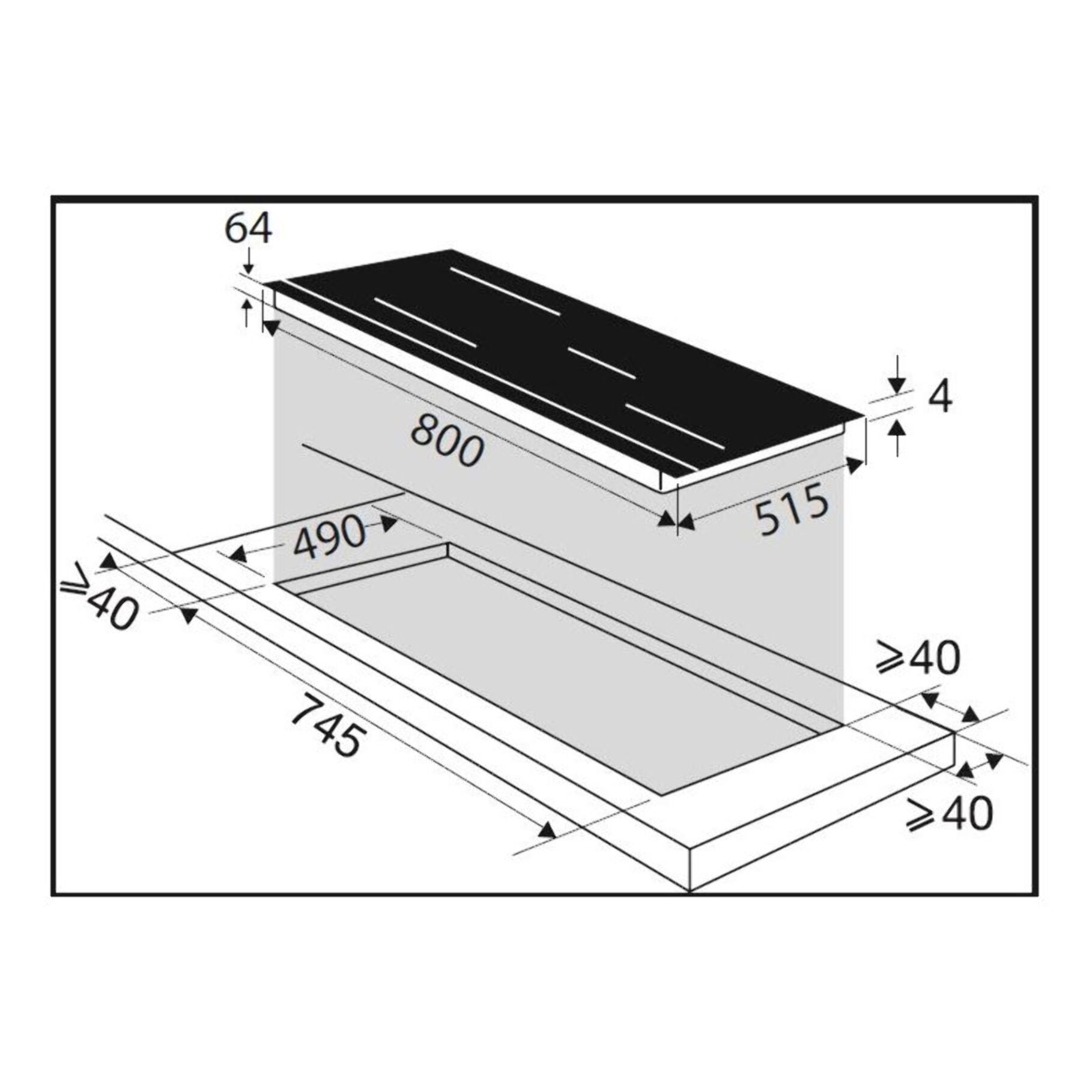 Plaque induction DE DIETRICH DPI7884XT