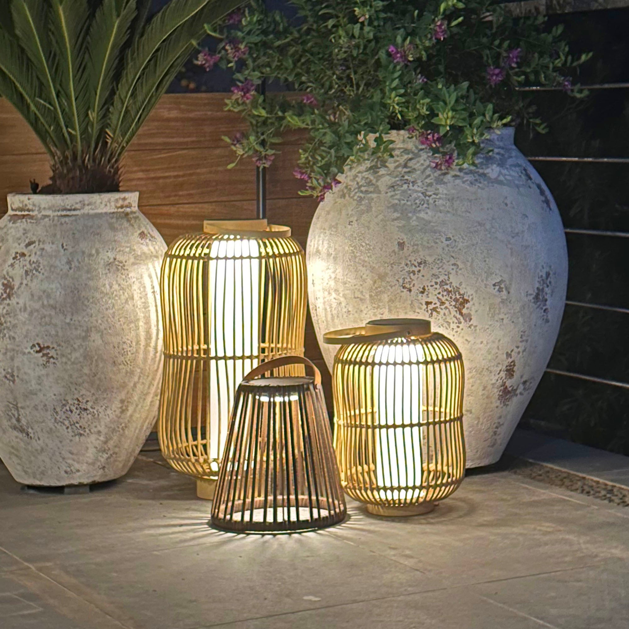 Lanterne solaire batterie MARIEL H60CM