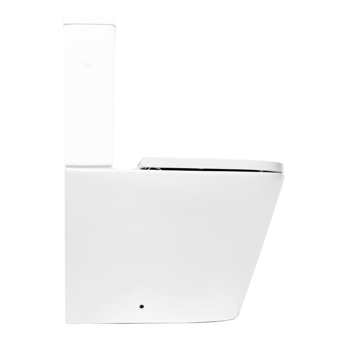 Project cuvette WC à poser sans bride en céramique (réservoir non fourni), blanc (SATPRO31M)