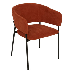 Lot Fauteuils "Solea" ambre L59xp55xH78,5cm