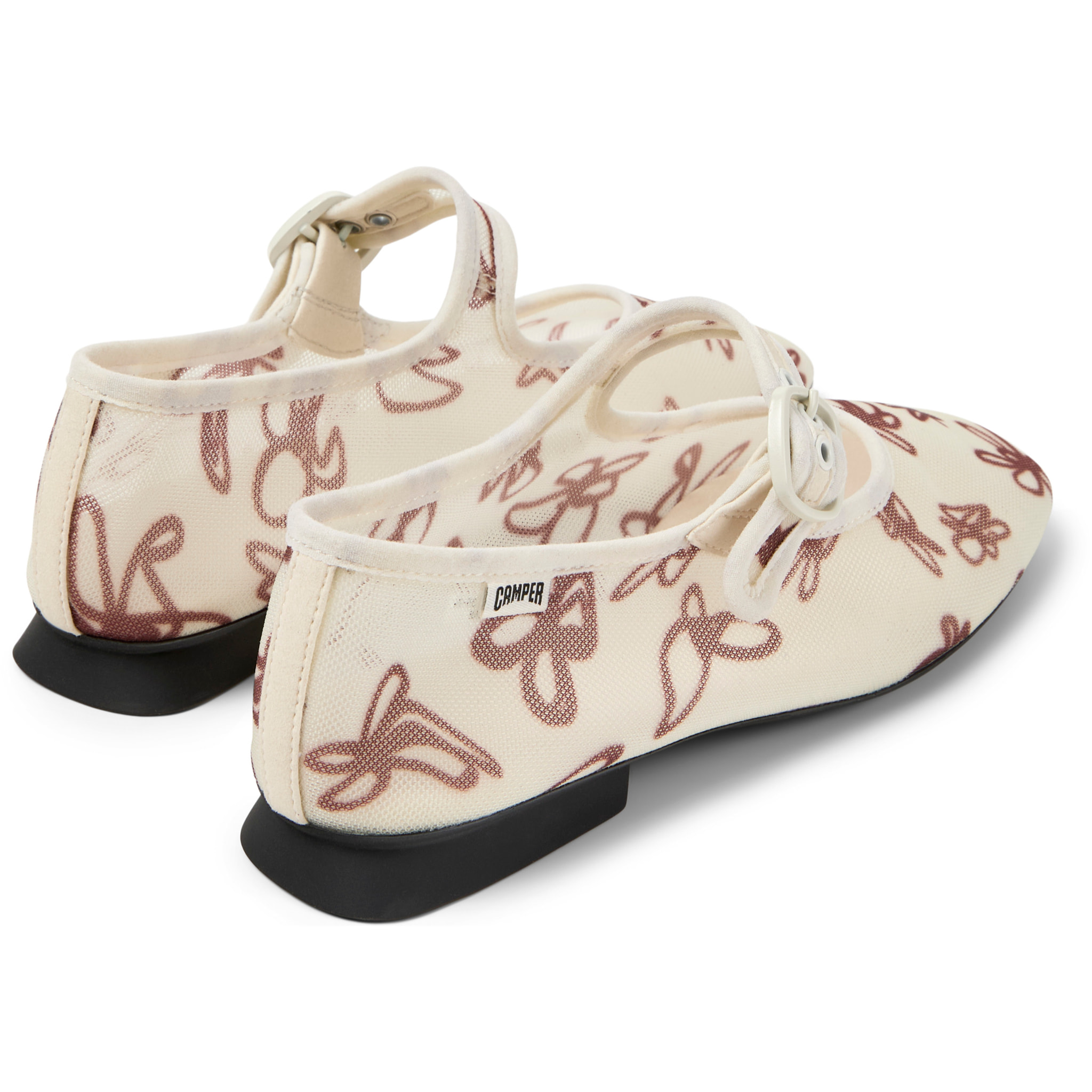 Bailarinas - CAMPER Casi Myra - Blanco - Textil técnico