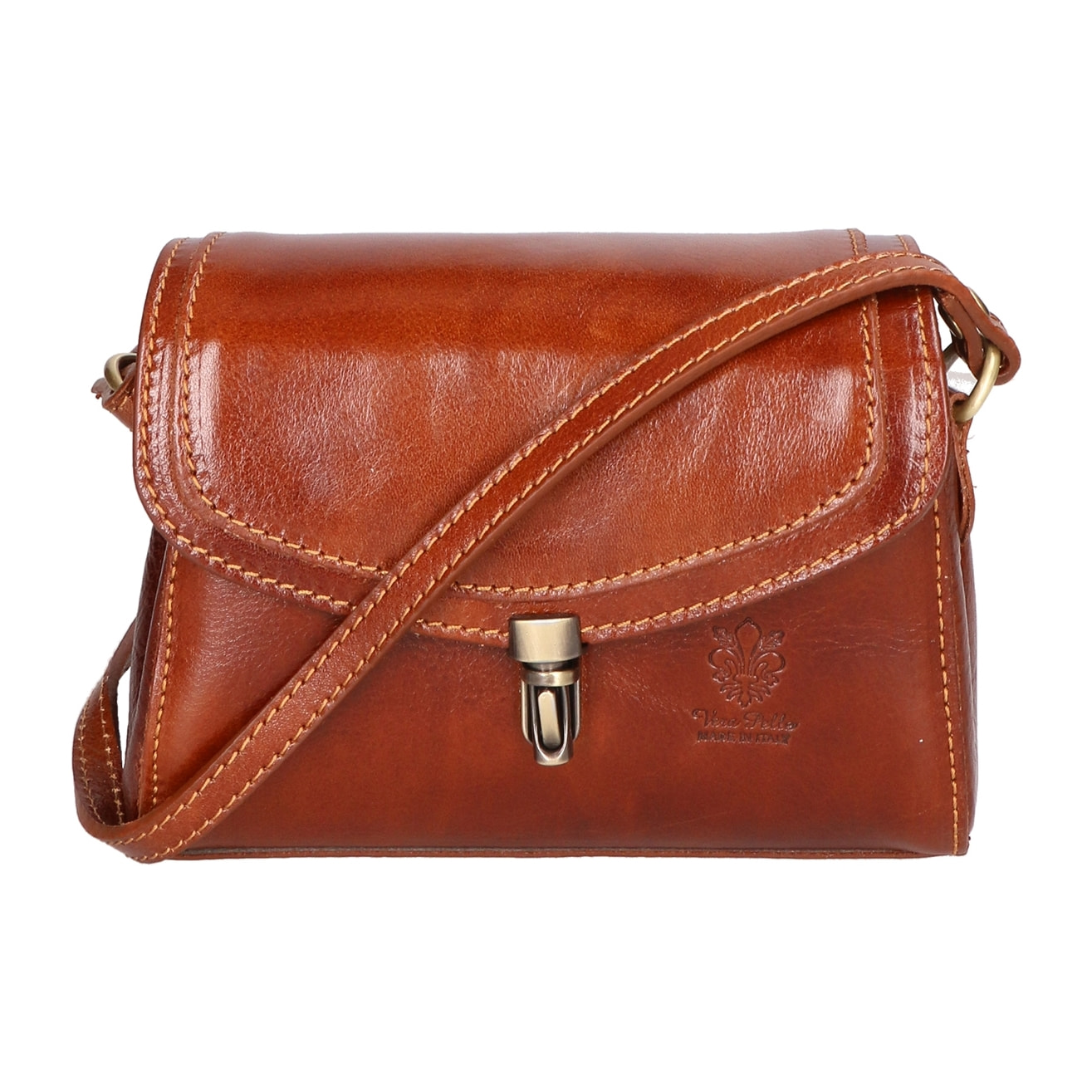 Borsa a tracolla Faye da donna In Vera pelle Made in Italy 18x13x5 cm