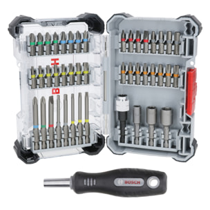 Coffret de vissage 44 pcs + poignée - BOSCH - 2607017733