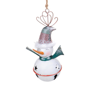 Sfera D.11 Cm con Pupazzo Neve - Pezzi 1 - Colore:Multicolore - Bianchi Dino - -