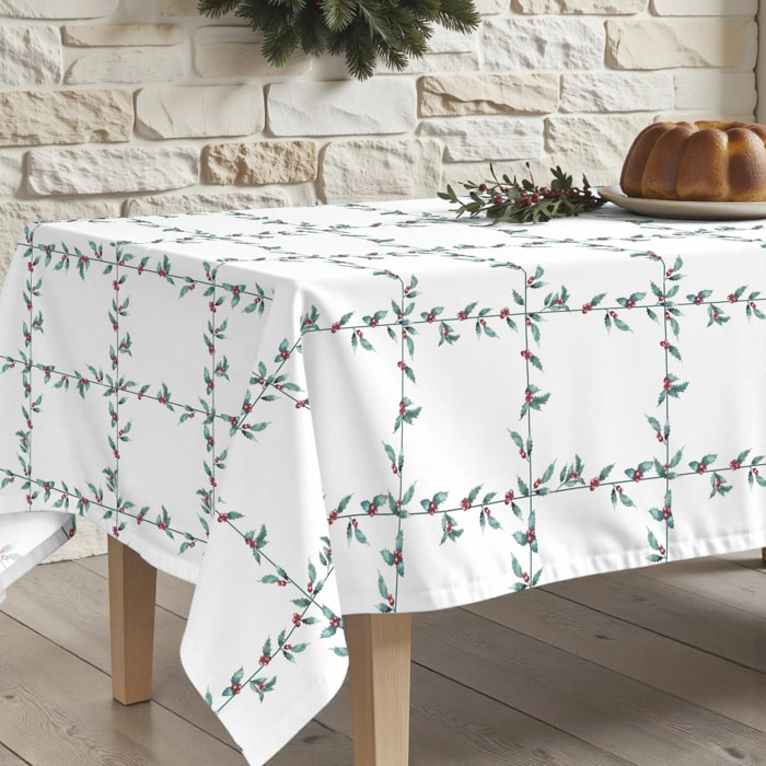 Nappe en résine Anti-tâches White Christmas 1