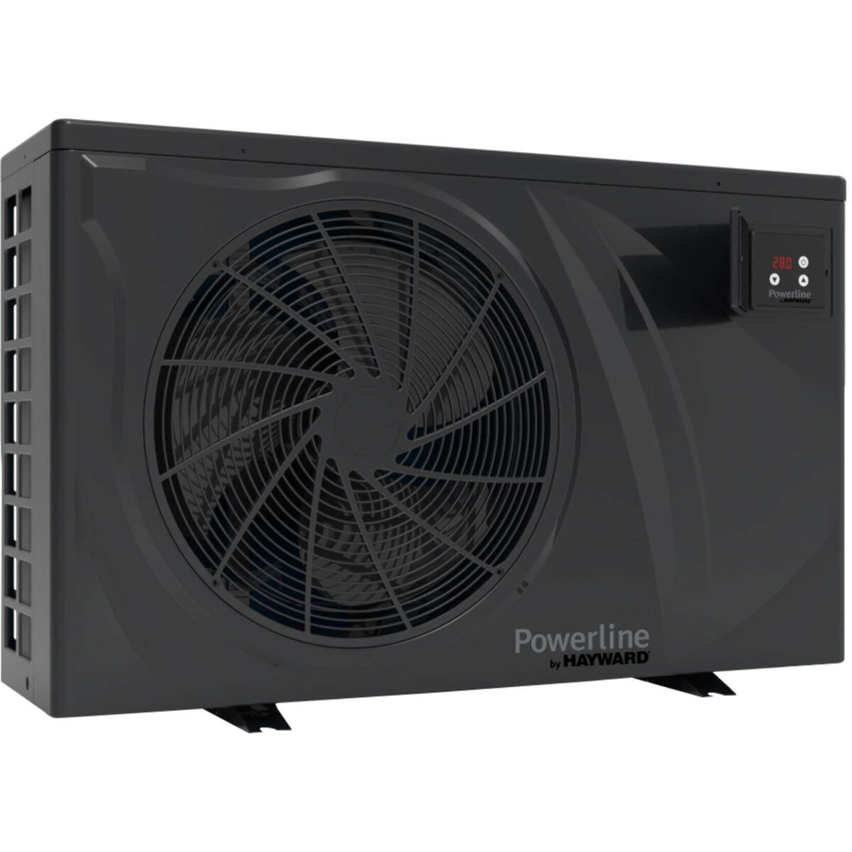 Piscine bois " Sevilla 130 " - 8.57 x 4.57 x 1.31 m + Pompe à chaleur 6 kw/h inverter "PowerLine by Hayward" - Noir