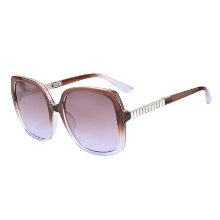 Guess - lunettes de soleil - violet - protection solaire : catégorie 3