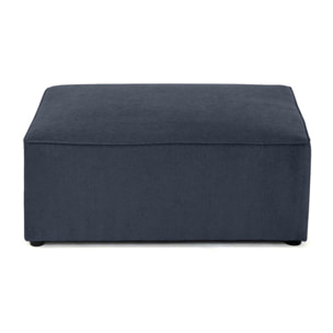 Topaze - pouf - en tissu - Bleu