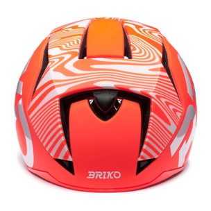 Caschi Briko Uomo Donna Rosso Gass Graphik