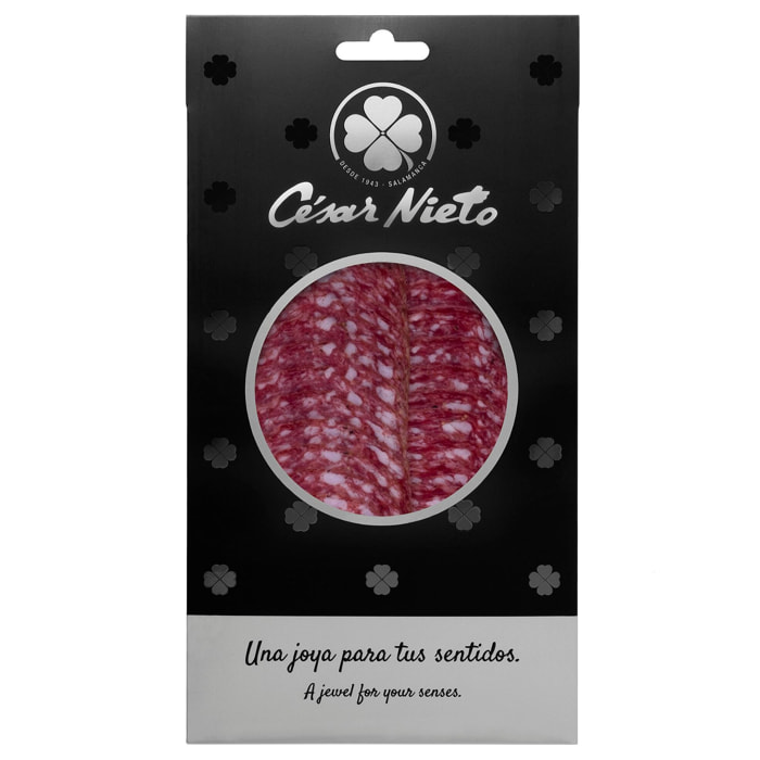 3 x Salchichón Bellota Ibérico Tranché à la Machine - 3x100 g - Espagne - César Nieto