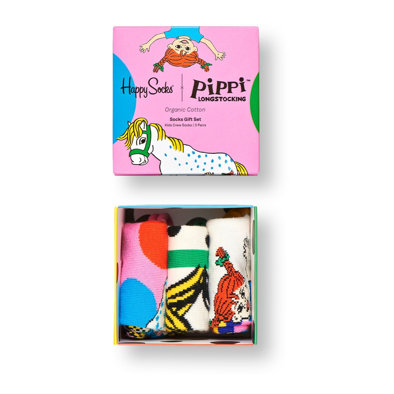 Calcetines 3-pack pippi longstocking