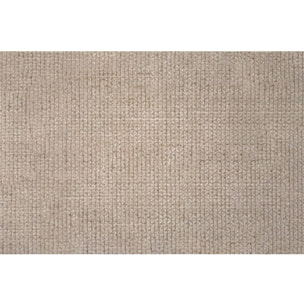 Lit avec tête de lit capitonnée tissu et sommier kit Ep14