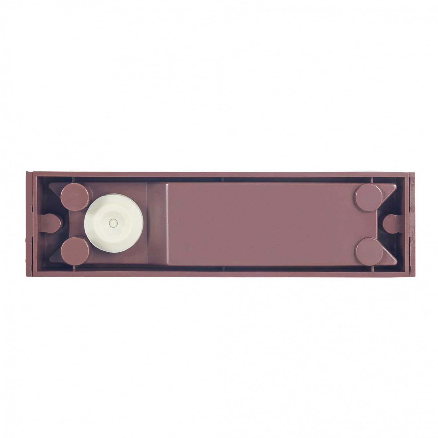 Forlight Ara aplique exterior rectangular marrón con led blanco cálido 3000K