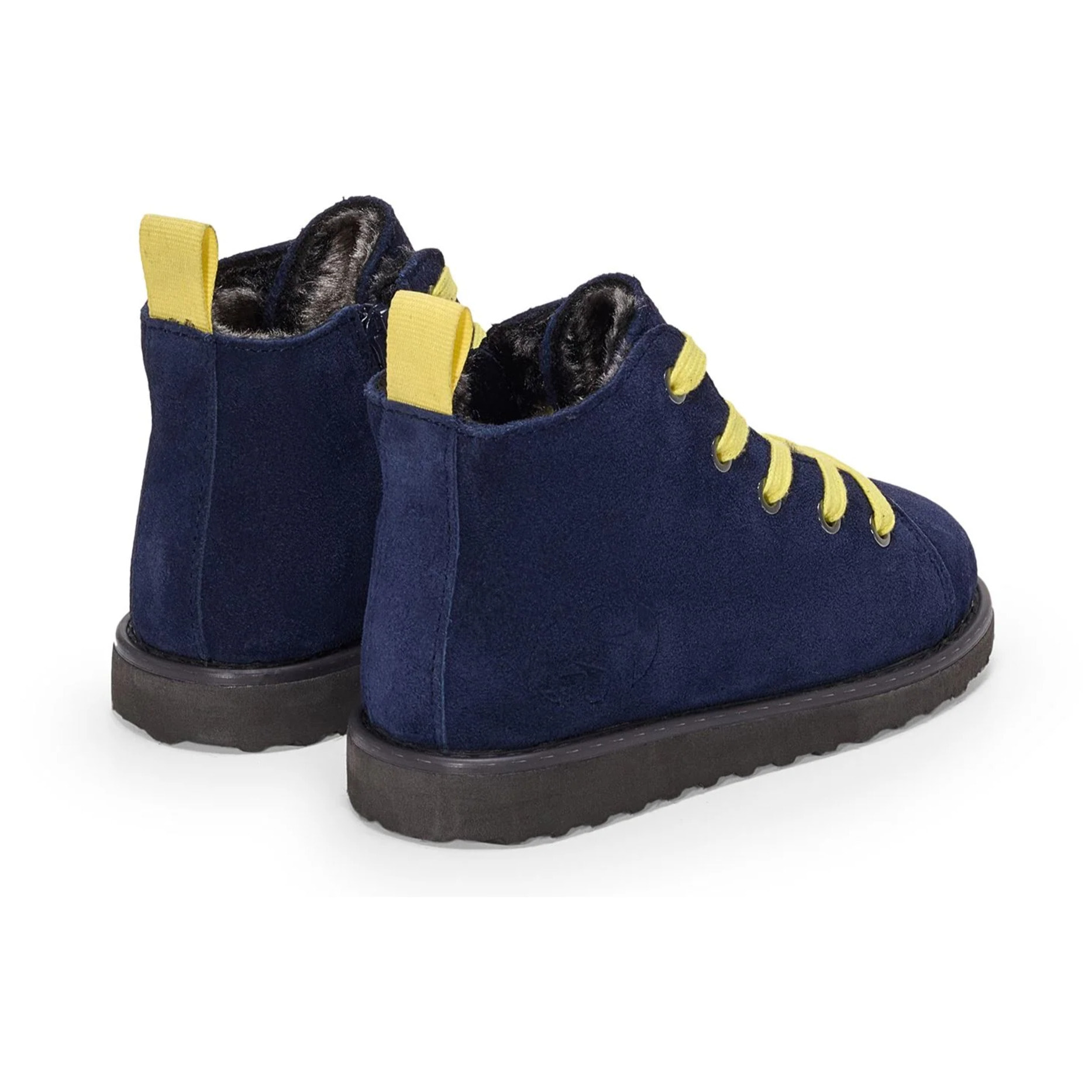 Stivaletti Superga Bambino/a Blu 3008 Kids Lace-Up Boot Suede