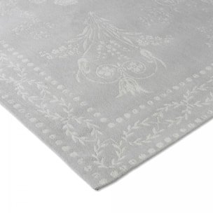 Tapis salon et chambre fait main en coton motif floral ECLATANT