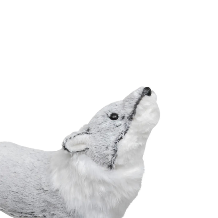 Polyfoam loup blanc 60x45cm