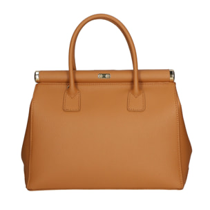 Borsa a mano da donna - Modello Aleria - Vera pelle - 35.0 x 26.0 x 16.0 cm