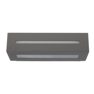 Forlight Aplique Ip44 Alfil E27 23W Gris Urbano