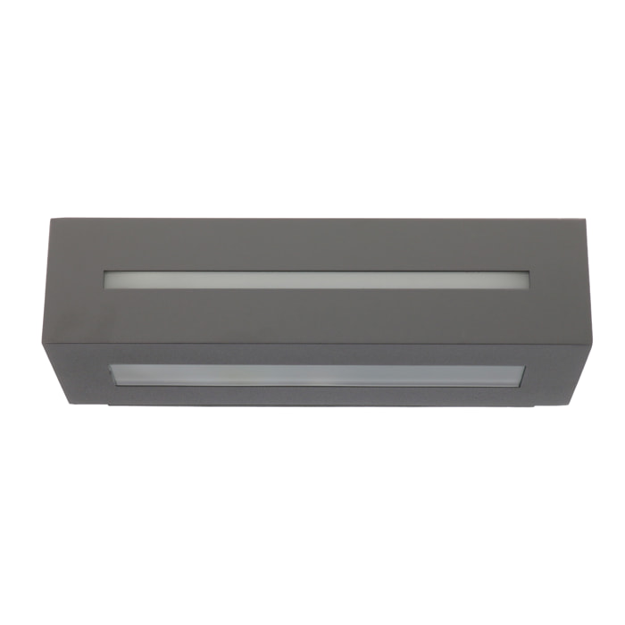 Forlight Aplique Ip44 Alfil E27 23W Gris Urbano