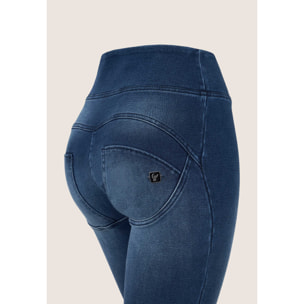 Pantaloni WR.UP mini flare satinati con nastri in vita