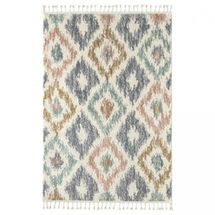 Tapis salon et chambre tissé motif géométrique FUSE