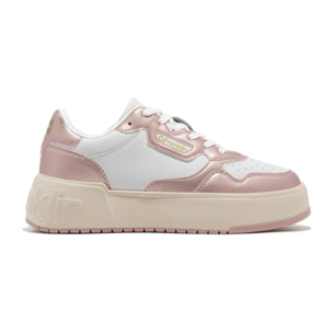 D.Franklin Zapatillas Deportivas Casual Court de Mujer Basic Oro Rosado / Rosa