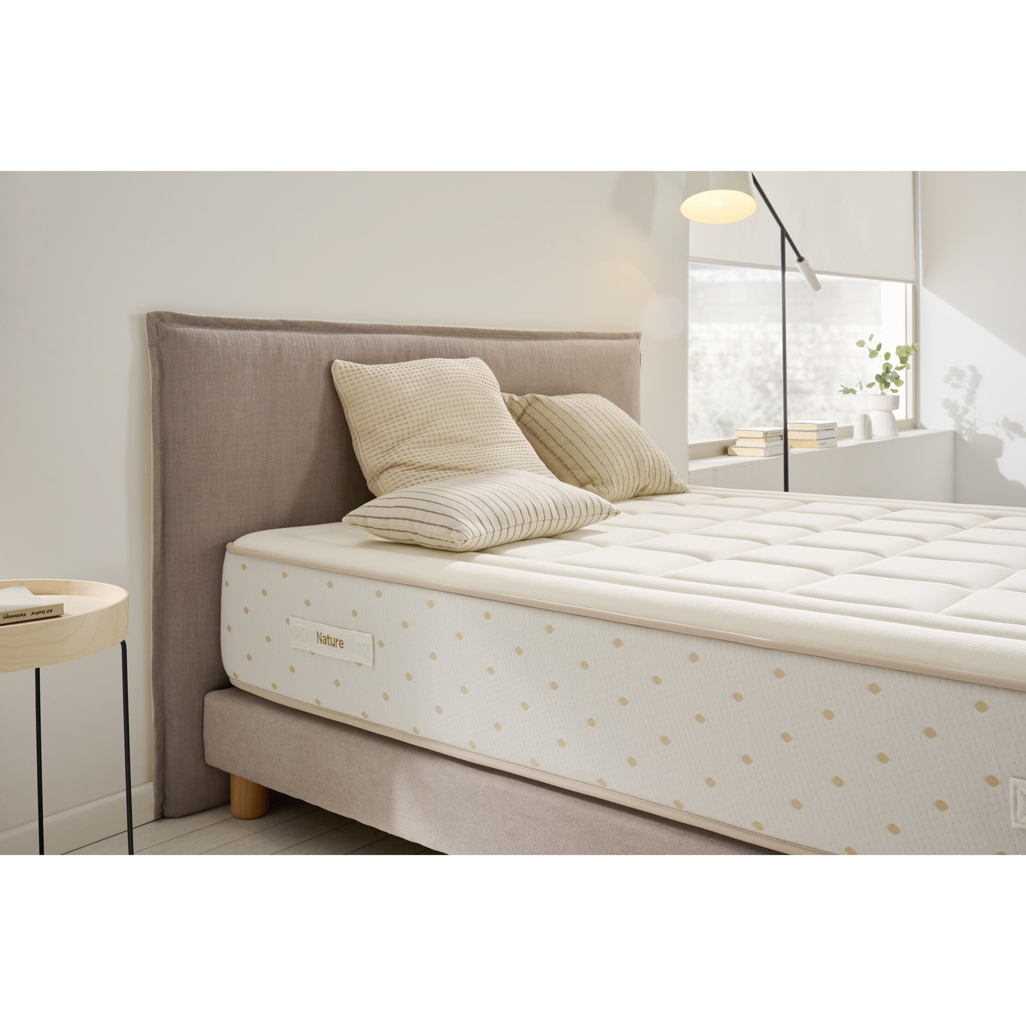 Matelas Mousse à memoire de forme Eco Nature Memory Foam, 27 cm, 2 places - Moonia