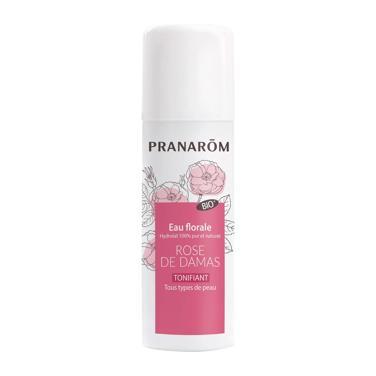 Pranarom - Hydrolat de Rose de Damas petit format - Bio - 50 ml
