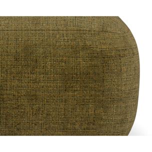 Grace - module d'assise sans accoudoir en velours texturé - Vert Olive