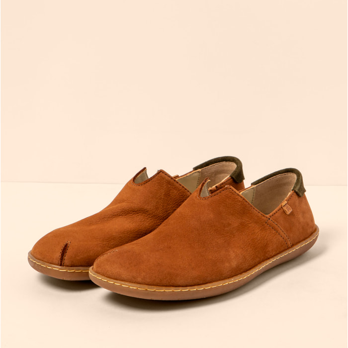 Zapatos N275 NOBUCK LAVADO CUERO/EL VIAJERO color Cuero