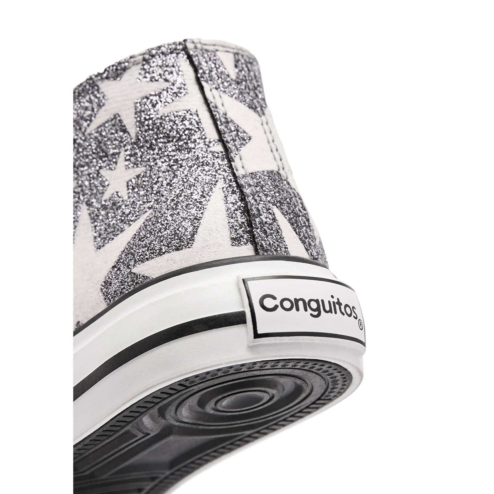 Sneakers alte da bambina color scuro con cerniera interna