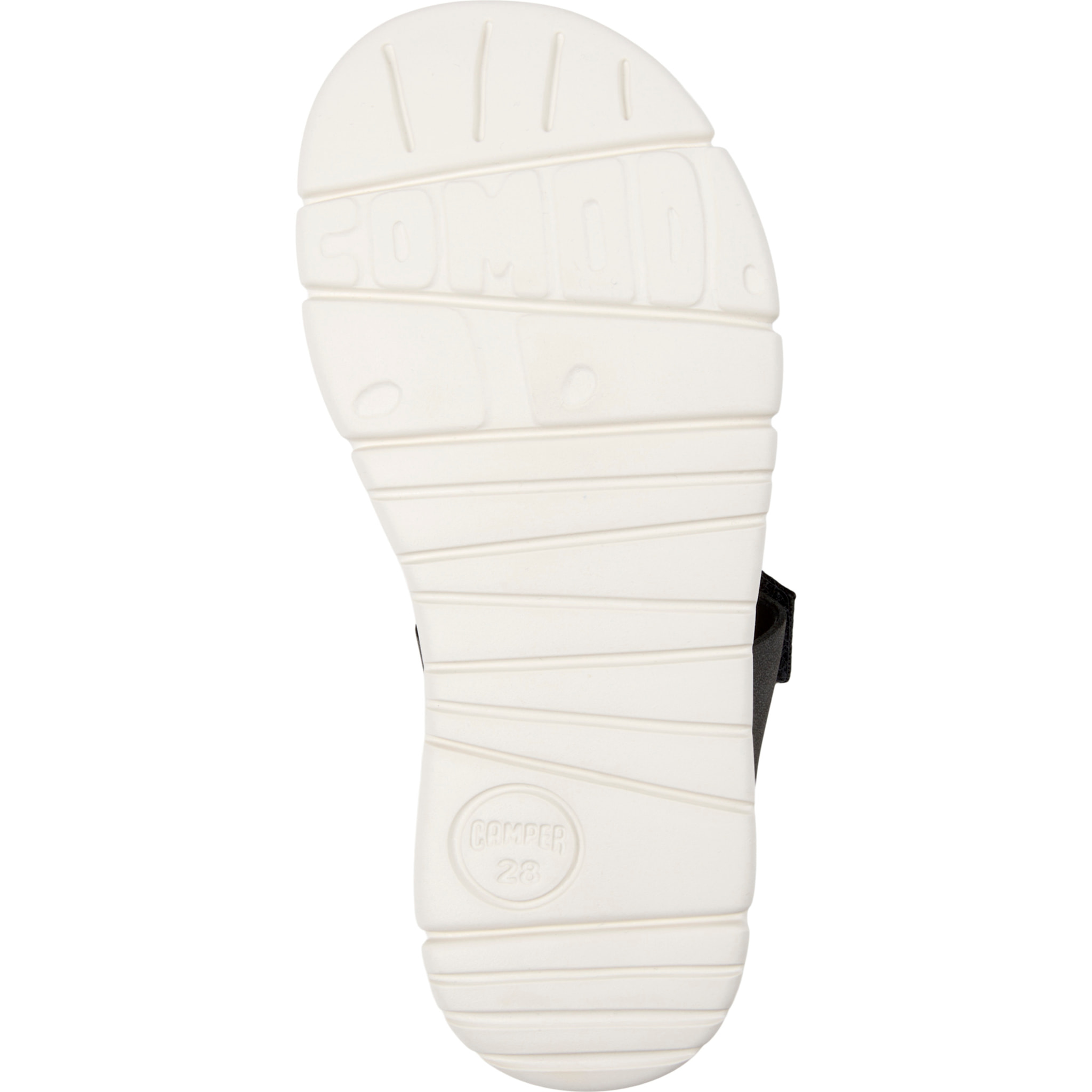 Sandalias - CAMPER Oruga - Negro - Cuero de gamuza