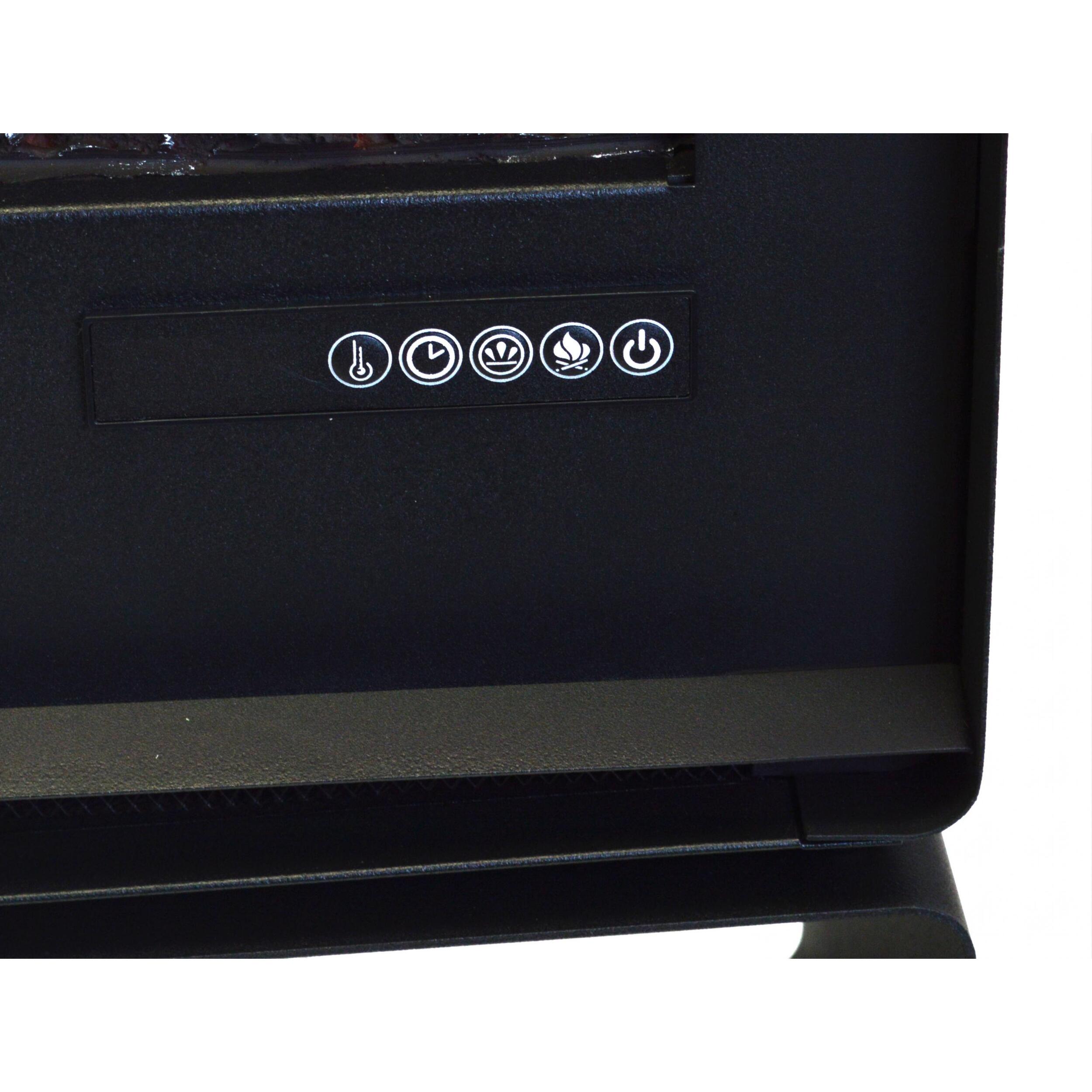 Chimenea eléctrica de suelo con estante 2000 W CHE-710 B PURLINE 2000 W