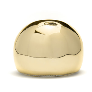 Anillo acabado en oro amarillo de 18K