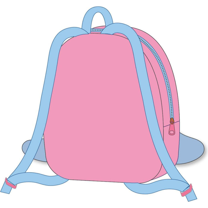 Mochila Guarderia Personaje Peluche Stitch