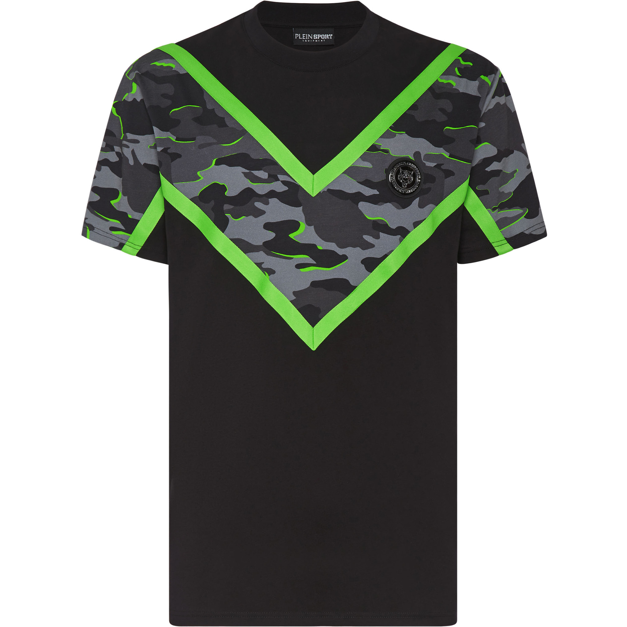 PLEIN SPORT Camiseta Cuello Redondo CAMOUFLAGE