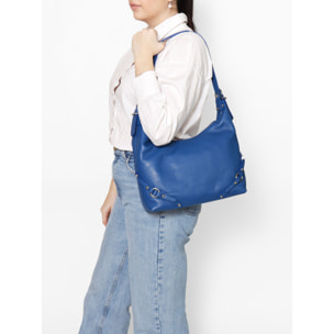 Borsa a spalla da donna In Vera pelle Made in Italy 30x30x9 cm