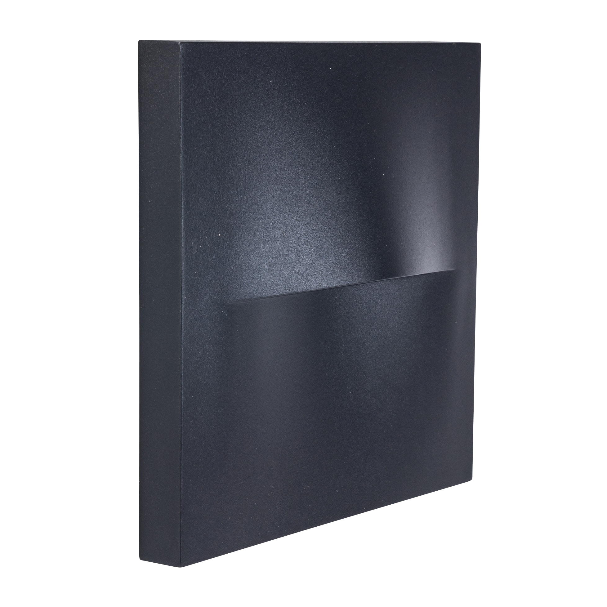 FORLIGHT Hide - Aplique de Pared LED Cuadrado para Señalización de Caminos y Rodapiés con Luz Neutra 4000K Color Gris Urbano